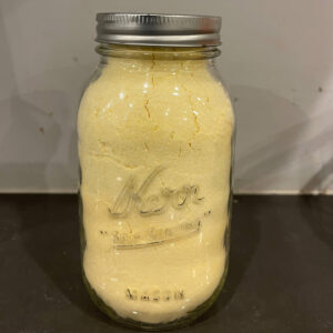 Powdered Milk in a Mason Jar
