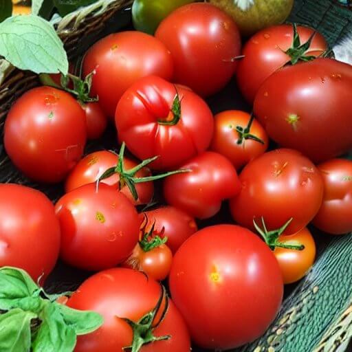 Fresh, ripe tomatoes